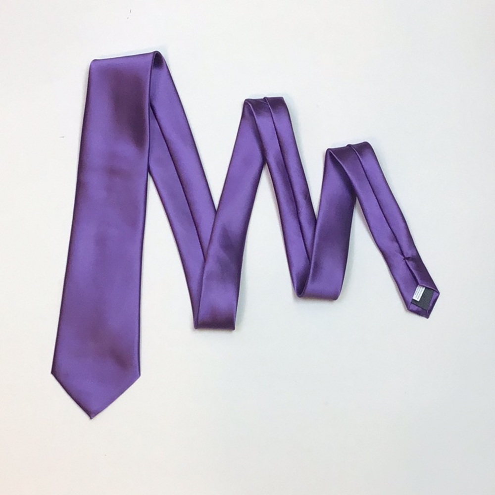 KISS TIES, PURPLE MENS PROFESSIONAL TIE